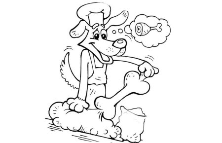 Раскраска "в Простоквашино"