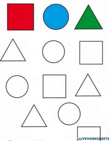 Геометрические фигуры для детей
