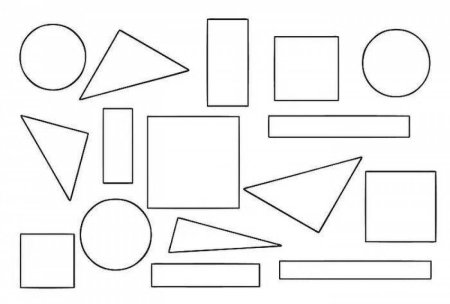 Задания по фигурам для дошкольников