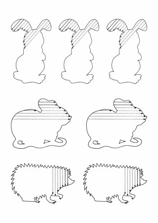 Штриховка для дошкольников