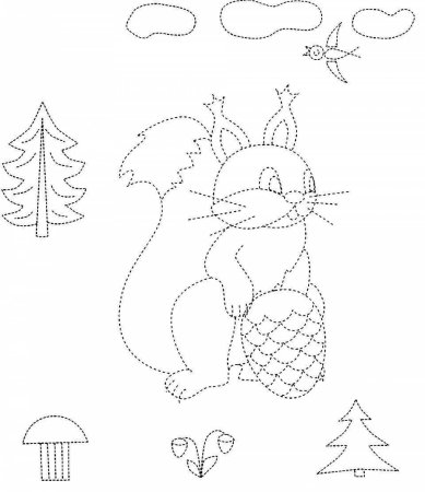 Обводка и штриховка для дошкольников