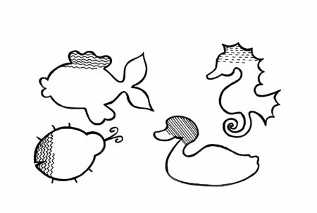 Штриховка задания для дошкольников