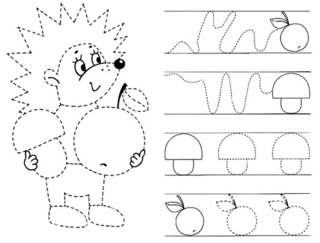 Задания в прописи для дошкольников 4-5 лет