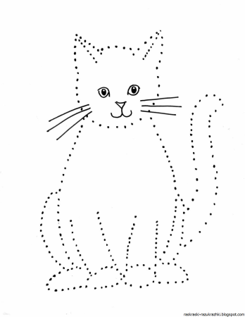 Рисование по точкам для детей