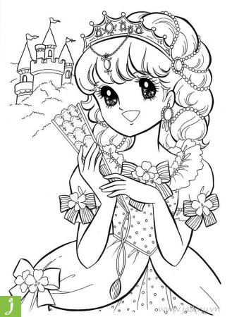 Разукрашки принцессы
