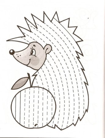 Штриховки дорисовки для дошкольников