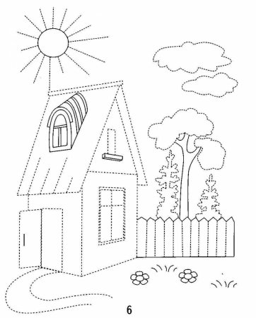 Домик по точкам