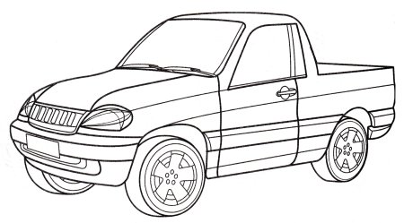 Лада 2114 раскраска спереди