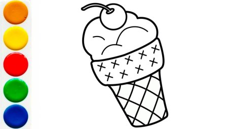 Разрисуй мороженое
