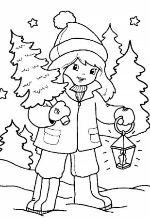 Снег раскраска