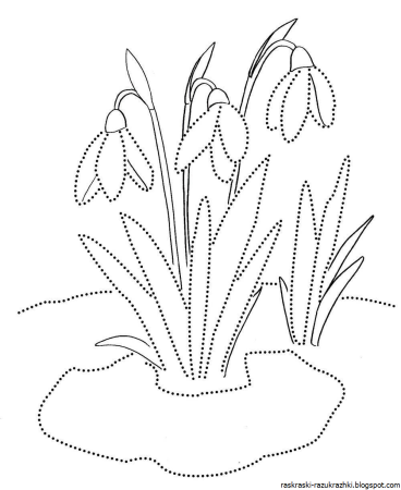 Детские раскраски Весна