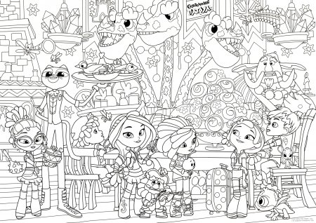 Сказочный патруль. Раскраска