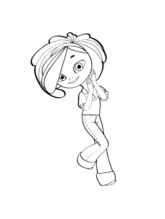 Сказочный патруль Снежка раскраска