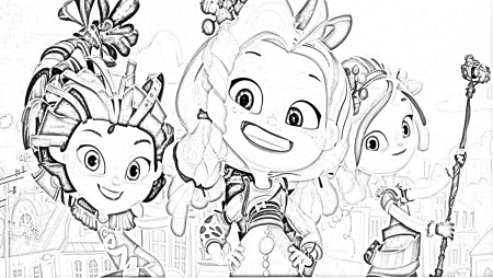 Раскраски сказочный патруль Ядвига Петровна