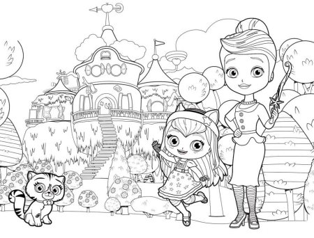 Раскраски маленькие волшебницы