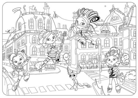 Раскраска сказочный патруль патруль