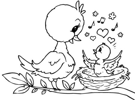 День матери раскраска для детей