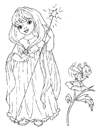 Летняя раскраска