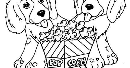 Щенок. Раскраска