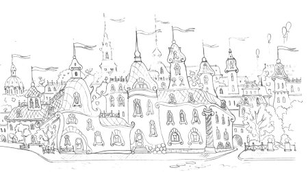 Раскраска "город"