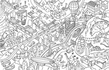 Гигантская раскраска