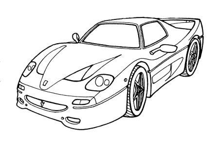 Автомобили (раскраски)