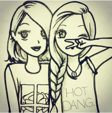 Красивые рисунки для подруги легкие