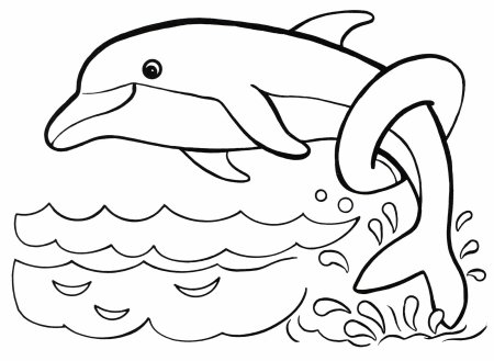 Черноморская Афалина раскраска