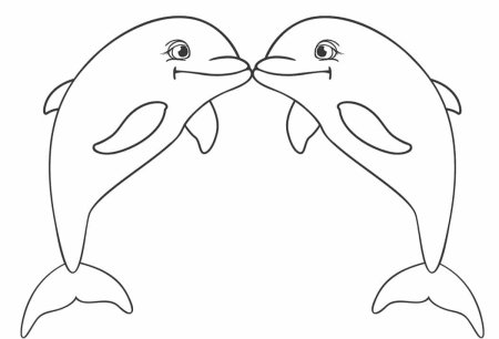 Амазонский Дельфин раскраска
