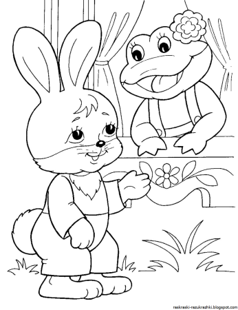 Теремок. Сказка-раскраска