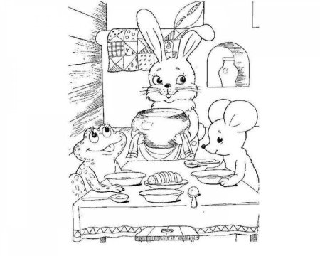 Раскраска. Теремок