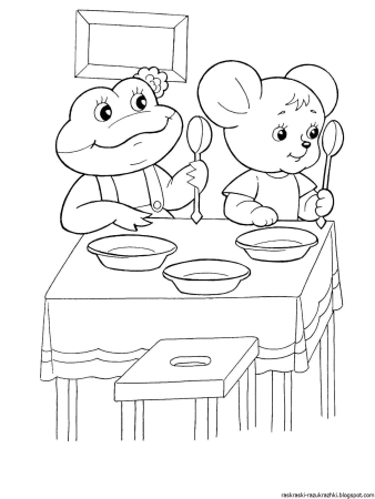 Раскраска. Теремок