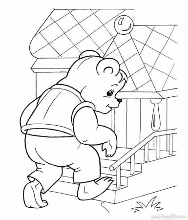 Теремок герои сказки раскраска для детей