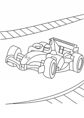 Раскраска. Гоночные машины
