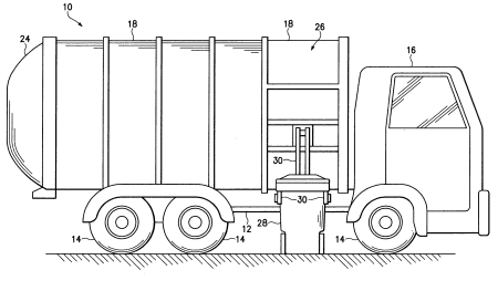Мусоровоз раскраска для малышей
