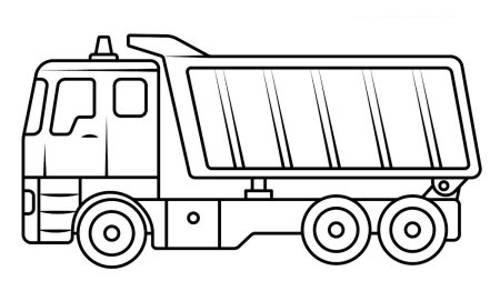 Раскраски для мальчиков 5 лет мусоровоз