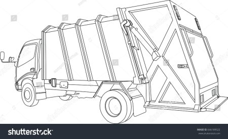 Манн мусоровоз сбоку