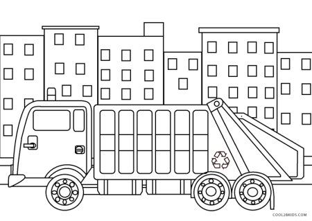Garbage Truck Coloring