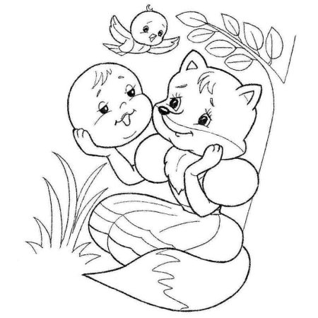 Сказки-раскраски. Колобок