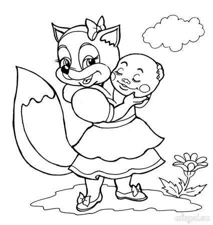 Сказки-раскраски. Колобок