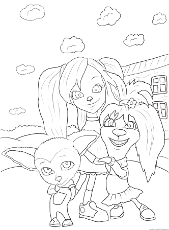 Лиза Барбоскина раскраска