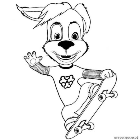 Раскраска Тимоха Барбоскин