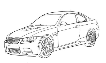 Раскраска BMW m5 f90