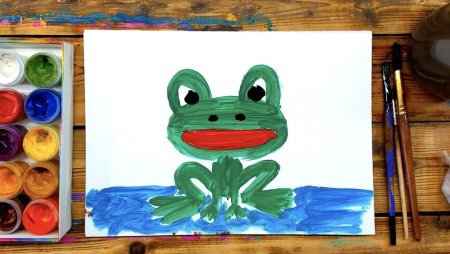 Рисованиекраскаими для детей