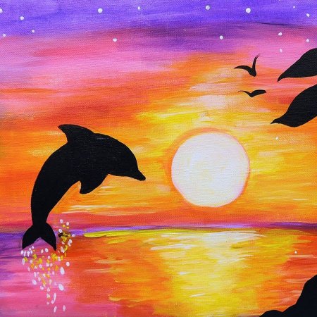 Рисунки красками для начинающих 10 лет