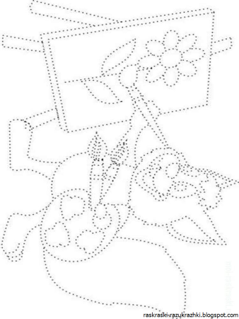 Рисование по точкам для детей 6 лет