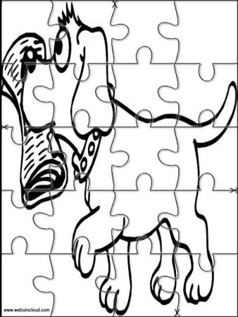 Пазлы для детей черно белые