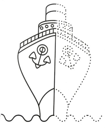 Корабль по точкам