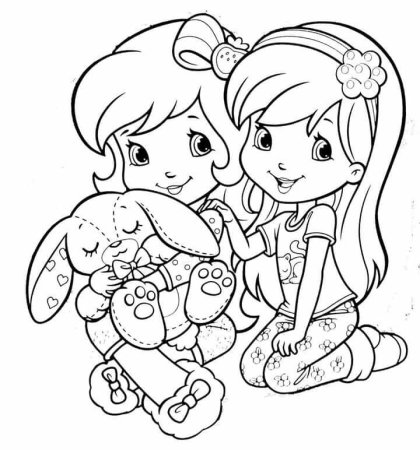 Шарлотта Земляничка раскраска Апельсинка