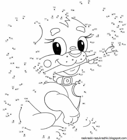 Рисунок соединение по точкам